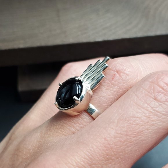 Size 7 Sterling Silver Sophie Blake Unique Design Ring - Picture 2 of 8